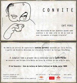 Convite Café Perec