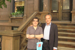 Con Eduardo Lago en Nueva York 2007