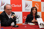 Enrique Vila-Matas y Raquel Garzón, Buenos Aires, 2010. Presentación de Dublinesca