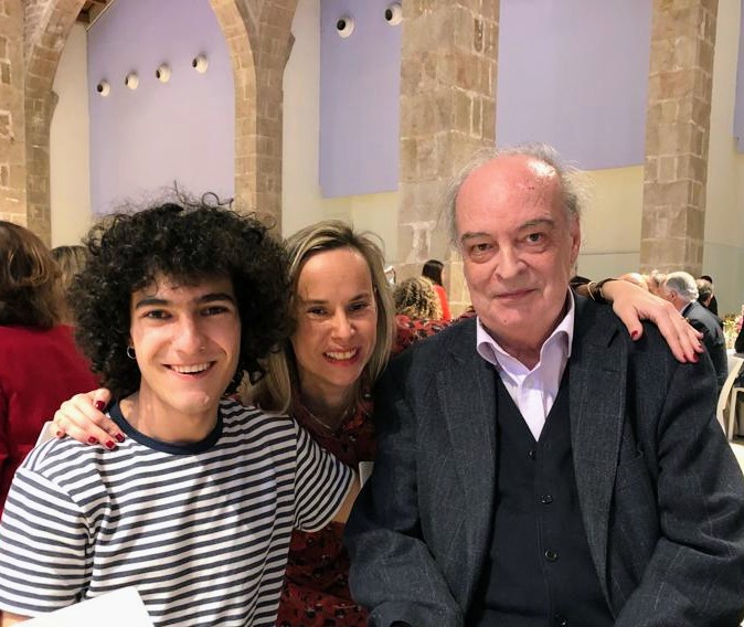 Mario Obrero, Cristina Oñoro y  Enrique Vila-Matas
