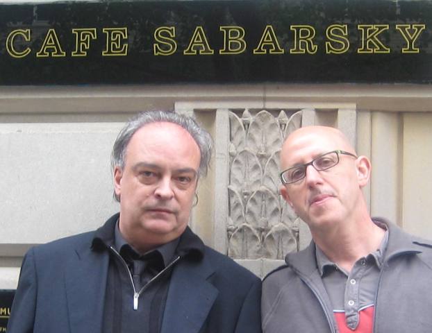 V-M y Chejfec, Cafe Sabarski, Nueva York, 1 de mayo 2009